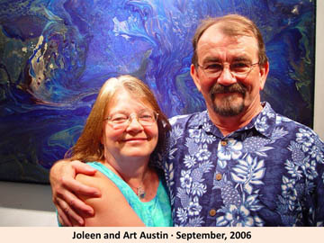 Cathedral City Artist: Elan Vital, Elans Fantastic Patrons | Austin 2006